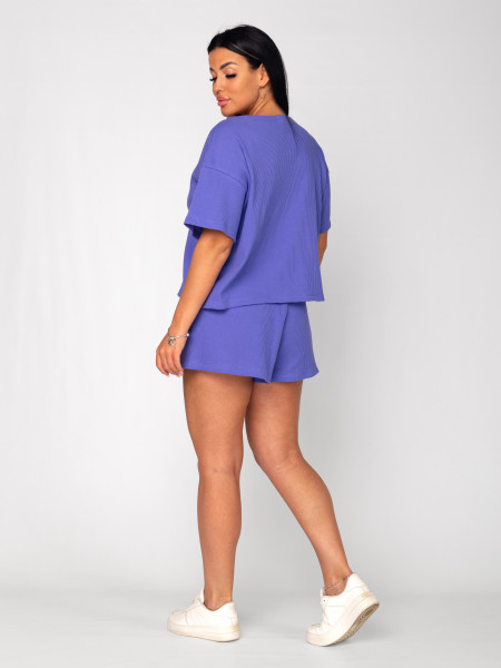 Костюм женский вафельный с шортами Костюм женский вафельный с шортами